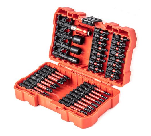 Amio – Σετ Καρυδάκια & Μύτες Καστάνιας 25/50mm Heavy Duty σε Βαλιτσάκι για Σταθερή Τοποθέτηση Εργαλείου & Καθημερινή Χρήση – 36 Τεμ. (04782/AM)