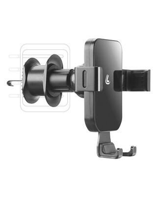Lampa – Βάση Στήριξης Κινητού Graviton για Αεραγωγό με Γρήγορη Τοποθέτηση και Σταθερό Κράτημα Συσκευής 70-85mm Μαύρη – 1 Τεμ. (L7254.9/T)