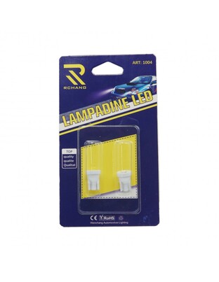 RCHANG ΛΑΜΠΑΚΙΑ ΜΗΧΑΝΗΣ LED ΨΥΧΡΟ ΦΩΣ 12V T10-4SMD W08667