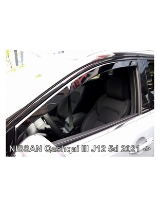 ΑΝΕΜΟΘΡΑΥΣΤΕΣ ΓΙΑ NISSAN QASHQAI J12 5D 2021+ ΣΕΤ ΑΥΤΟΚΙΝΗΤΟΥ ΑΠΟ ΕΥΚΑΜΠΤΟ ΦΙΜΕ ΠΛΑΣΤΙΚΟ HEKO - 4 ΤΕΜ.