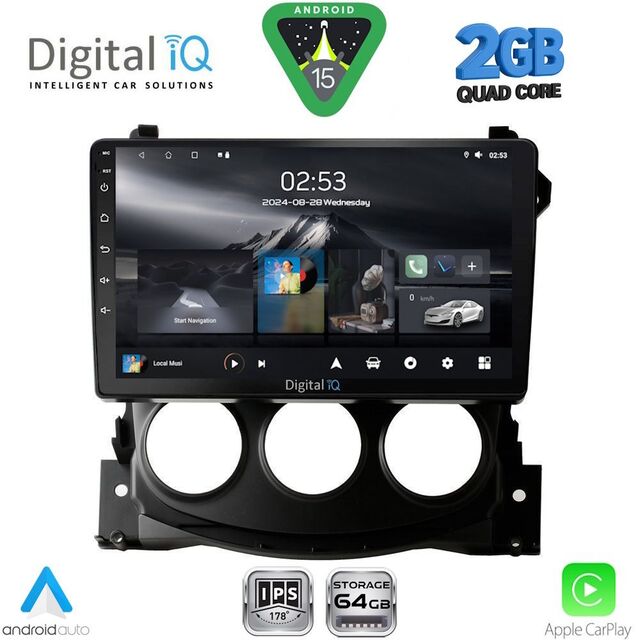 DIGITAL IQ RSD 1479_CPA (9inc) MULTIMEDIA TABLET for NISSAN 370Z mod. 2009-2012