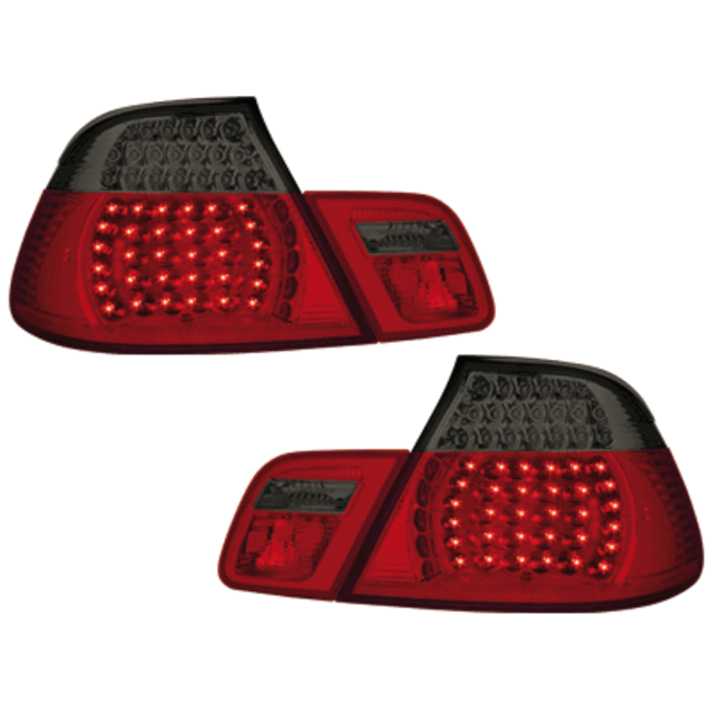 Πισινά Φανάρια diederichs Bmw 3ER E46 Coupe 98-03 (Κόκκινο/Φιμέ-LED)