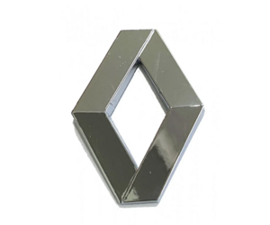 Σήμα χρωμίου πλαστικό με αυτοκόλλητο 9,5x7cm - Renault