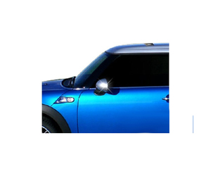 ΚΑΠΑΚΙΑ ΚΑΘΡΕΠΤΩΝ ΓΙΑ MINI CLUBMAN HB 3D R55 2007-2014 / COOPER R56 / R57 / R58 / R59 / COUNTRYMAN ΧΡΩΜΙΟ 2ΤΕΜ ΜΕΤΑΛΛΙΚΑ