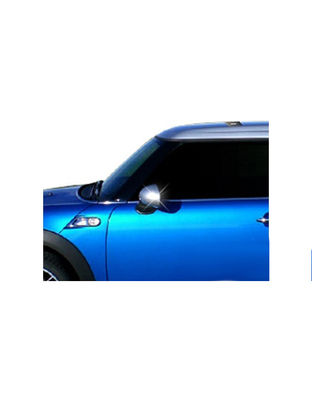 ΚΑΠΑΚΙΑ ΚΑΘΡΕΠΤΩΝ ΓΙΑ MINI CLUBMAN HB 3D R55 2007-2014 / COOPER R56 / R57 / R58 / R59 / COUNTRYMAN ΧΡΩΜΙΟ 2ΤΕΜ ΜΕΤΑΛΛΙΚΑ