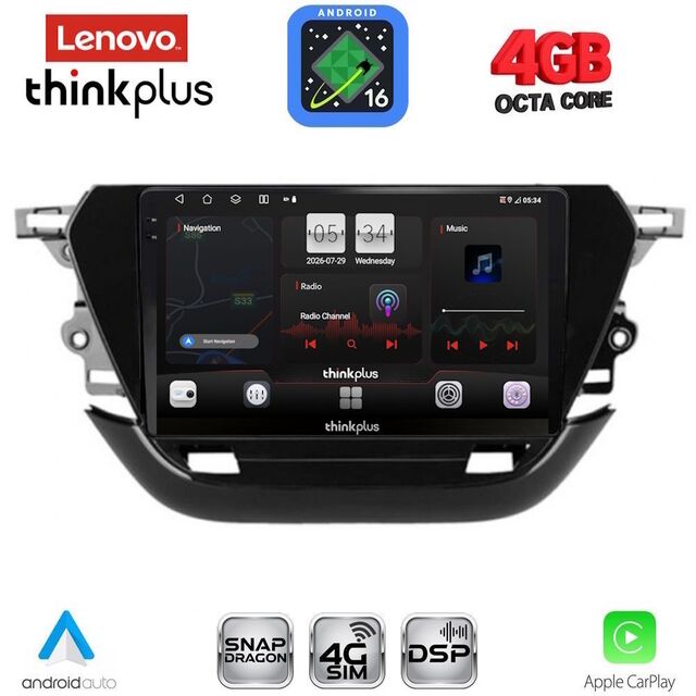 LENOVO LTG 7487_CPA (9inc) MULTIMEDIA TABLET for OPEL CORSA F mod. 2019-2024
