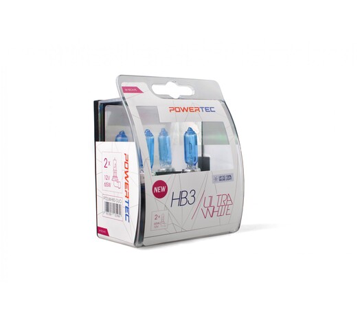 HB3 12V 65W P20d POWERTEC ULTRA WHITE 2ΤΕΜ. M-TECH