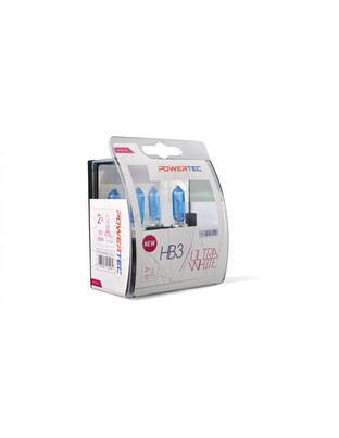 HB3 12V 65W P20d POWERTEC ULTRA WHITE 2ΤΕΜ. M-TECH
