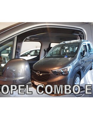ΑΝΕΜΟΘΡΑΥΣΤΕΣ ΓΙΑ PEUGEOT PARTNER III 2D / PEUGEOT RIFTER 4D/5D / CITROEN BERLINGO III 4D/5D / OPEL COMBO E 4D/5D LOV 2018+/TOYOTA PROACE CITY 2018+ ΖΕΥΓΑΡΙ ΑΠΟ ΕΥΚΑΜΠΤΟ ΦΙΜΕ ΠΛΑΣΤΙΚΟ HEKO - 2 ΤΕΜ.