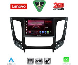 LENOVO LVF 5437_CPA CLIMA (9inc) MULTIMEDIA TABLET for MITSUBISHI L200 mod. 2015-2019 with CLIMA