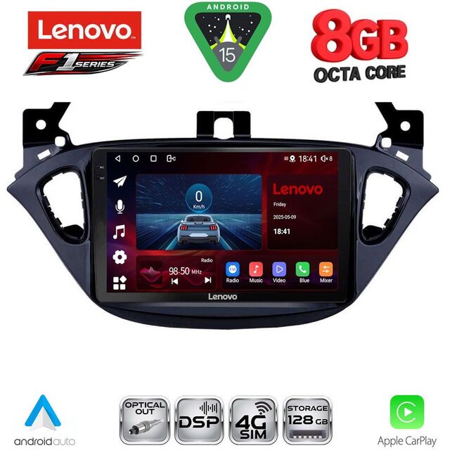 LENOVO SSR 10486_CPA (9inc) MULTIMEDIA TABLET for OPEL ADAM - CORSA E mod. 2014-2019