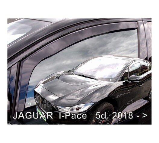 ΑΝΕΜΟΘΡΑΥΣΤΕΣ ΓΙΑ JAGUAR I-PACE 5D 2018+  ΖΕΥΓΑΡΙ ΑΠΟ ΕΥΚΑΜΠΤΟ ΦΙΜΕ ΠΛΑΣΤΙΚΟ HEKO - 2 ΤΕΜ.
