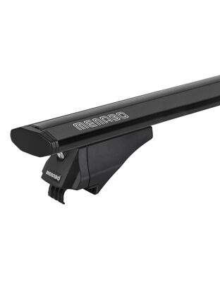 MENABO ΜΠΑΡΕΣ ΟΡΟΦΗΣ ΑΛΟΥΜΙΝΙΟΥ LEOPARD XL BLACK 135 cm ΣΕ ΜΑΥΡΟ ΧΡΩΜΑ ΓΙΑ Opel Zafira C Tourer 5 doors 2011>2019 ME FLUSH RAILS - 2 ΤΕΜ. (12360/MB)