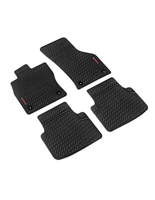 LAMPA - ΠΑΤΑΚΙΑ ΑΥΤΟΚΙΝΗΤΟΥ ΑΠΟ ΛΑΣΤΙΧΟ ΓΙΑ SEAT LEON 5D / SC / ST / X-PERIENCE 01/2013-05/2020 / GOLF 7+8 01/2020+ PILOT ECO GOMMA STYLE Β (ΜΕ ΚΟΥΜΠΩΜΑΤΑ) - 4 ΤΕΜ.
