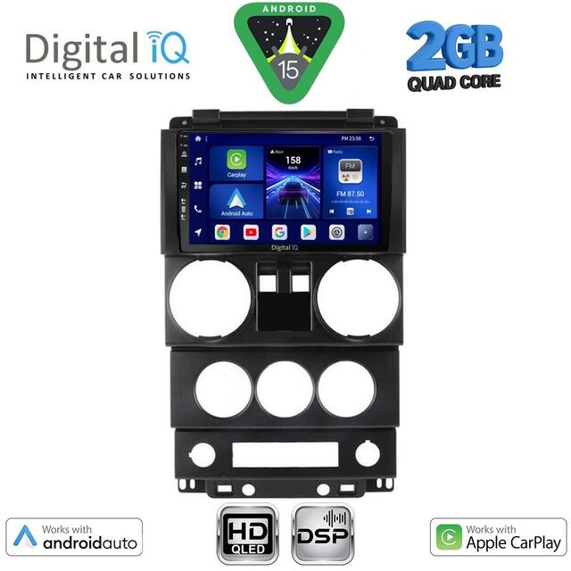 DIGITAL IQ BXC 3293_CPAA (9inc) MULTIMEDIA TABLET for JEEP WRANGLER mod. 2006-2011