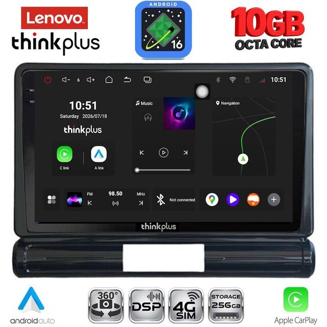 LENOVO LTM 11093L_CPA (9inc) MULTIMEDIA TABLET for CITROEN C3 - DS3 mod. 2016-2024 Low Version