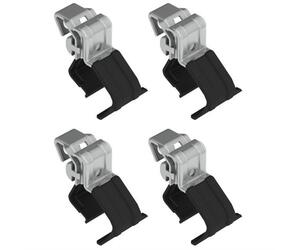 CLAMP KIT ΑΚΡΑ (ΠΟΔΙΑ) ΓΙΑ ΜΠΑΡΕΣ SNAP STEEL ΚΑΙ SNAP ALU K-1 NORDRIVE - 4 TEM.