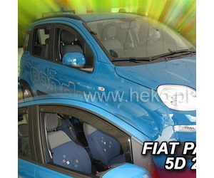 ΑΝΕΜΟΘΡΑΥΣΤΕΣ ΓΙΑ FIAT PANDA 5D 2012+ ΖΕΥΓΑΡΙ ΑΠΟ ΕΥΚΑΜΠΤΟ ΦΙΜΕ ΠΛΑΣΤΙΚΟ HEKO - 2 ΤΕΜ.