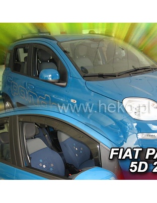 ΑΝΕΜΟΘΡΑΥΣΤΕΣ ΓΙΑ FIAT PANDA 5D 2012+ ΖΕΥΓΑΡΙ ΑΠΟ ΕΥΚΑΜΠΤΟ ΦΙΜΕ ΠΛΑΣΤΙΚΟ HEKO - 2 ΤΕΜ.