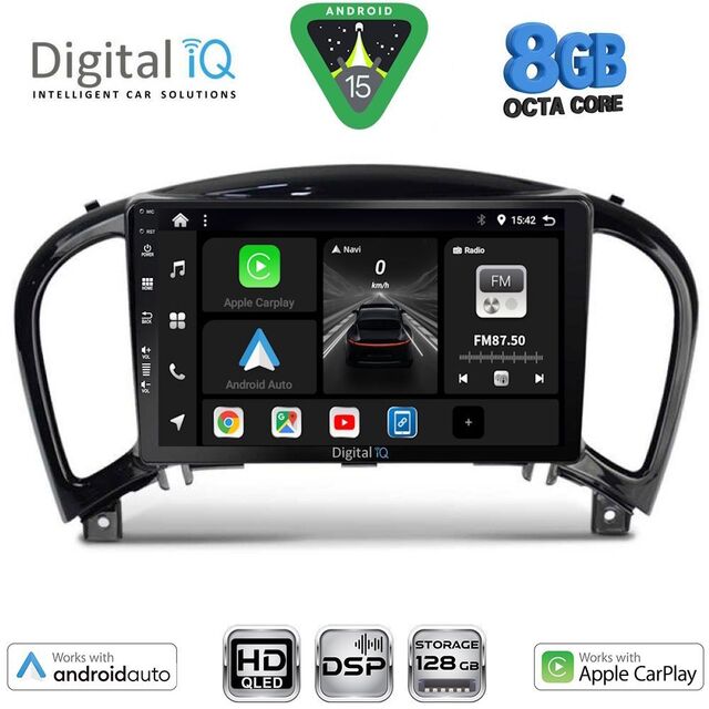 DIGITAL IQ BXF 7452_CPAA (9inc) MULTIMEDIA TABLET for NISSAN JUKE mod. 2009-2020