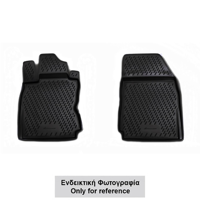 ΠΑΤΑΚΙΑ ΣΕ ΣΚΑΦΗ TPE ΛΑΣΤΙΧΟ ΓΙΑ VW TOUAREG 2010-2018 (2Η ΣΕΙΡΑ ΚΑΘΙΣΜΑΤΩΝ)  ΣΕ ΜΑΥΡΟ ΧΡΩΜΑ NOVLINE - 2 ΤΕΜ.