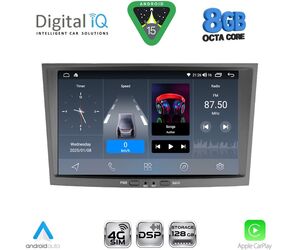 DIGITAL IQ BLM 718GR_CPA (8" DECK) MULTIMEDIA SYSTEM for OPEL ALL mod. 2004-2014 (GRAY)
