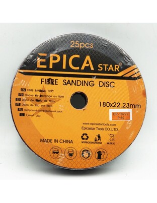 ΔΙΣΚΟΣ ΓΥΑΛΟΧΑΡΤΟ Ρ60 180*22.23mm EPICA STAR TO-EP-10227