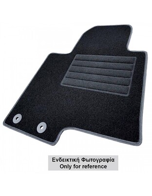Cik - ΠΑΤΑΚΙΑ ΑΥΤΟΚΙΝΗΤΟΥ ΑΠΟ ΛΑΣΤΙΧΟ ΓΙΑ SEAT LEON ETSI 2020+ ΣΕ ΜΑΥΡΟ ΧΡΩΜΑ ΜΕ ΚΟΥΜΠΩΜΑΤΑ - 4 ΤΕΜ. (RM.SE.0015/CK)