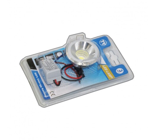 LED ΣΠΟΤ ΧΩΝΕΥΤΟ COB 3W 270Lm 6000K TY-05583