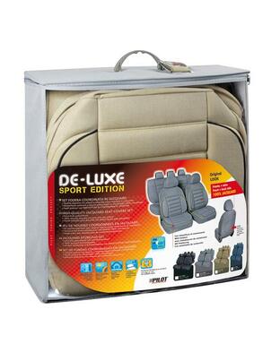 Καλύμματα Καθισμάτων DE-LUXE SPORT EDITION Υφασμα JACQUARD Σετ 4τεμ. Μπεζ