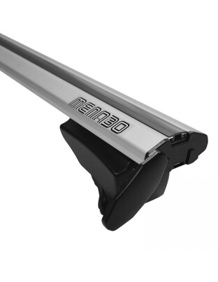 MENABO ΜΠΑΡΕΣ ΟΡΟΦΗΣ ΑΛΟΥΜΙΝΙΟΥ LINCE XL SILVER 135 cm ΣΕ ΑΣΗΜΙ ΧΡΩΜΑ ΓΙΑ Mercedes Benz EQA-Class (H243) 5 doors 2021> ΜΕ FLUSH RAILS - 2 ΤΕΜ (8880/MB)