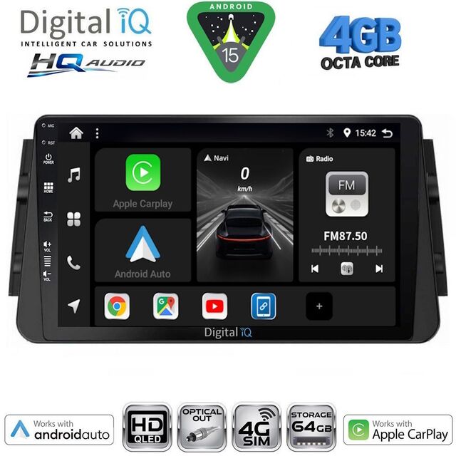 DIGITAL IQ BXK 19460_CPAA (9inc) MULTIMEDIA TABLET for NISSAN MICRA mod. 2017-2025