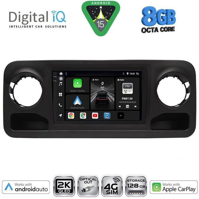 DIGITAL IQ BXK 20424_CPAA (10inc) MULTIMEDIA TABLET for MERCEDES SPRINTER mod. 2018-2026