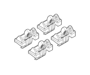 ΑΚΡΑ ΓΙΑ ΜΠΑΡΕΣ NORDRIVE ΓΙΑ SEAT ALTEA 04/04+ KIT