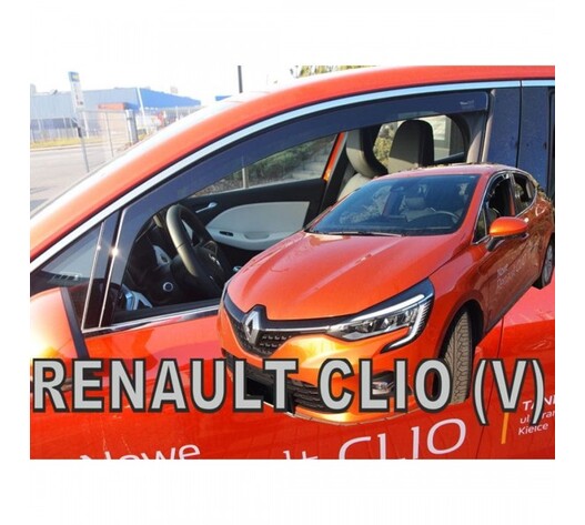 ΑΝΕΜΟΘΡΑΥΣΤΕΣ ΓΙΑ RENAULT CLIO 5D 2019+ ΖΕΥΓΑΡΙ ΑΠΟ ΕΥΚΑΜΠΤΟ ΦΙΜΕ ΠΛΑΣΤΙΚΟ HEKO - 2 ΤΕΜ.
