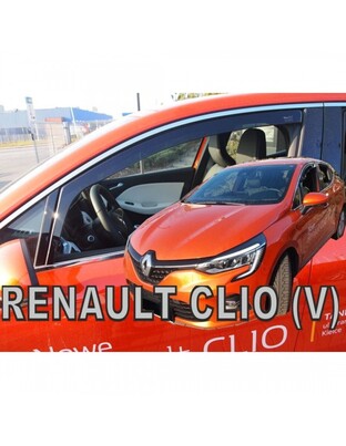 ΑΝΕΜΟΘΡΑΥΣΤΕΣ ΓΙΑ RENAULT CLIO 5D 2019+ ΖΕΥΓΑΡΙ ΑΠΟ ΕΥΚΑΜΠΤΟ ΦΙΜΕ ΠΛΑΣΤΙΚΟ HEKO - 2 ΤΕΜ.