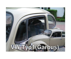 ΑΝΕΜΟΘΡΑΥΣΤΕΣ ΓΙΑ VW GARBUS SCARABEO BEETLE 2D 1967-2003 (ΣΚΑΡΑΒΕΟΣ) ΖΕΥΓΑΡΙ ΑΠΟ ΕΥΚΑΜΠΤΟ ΦΙΜΕ ΠΛΑΣΤΙΚΟ HEKO - 2 ΤΕΜ.