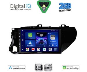 DIGITAL IQ BXC 3721_CPAA (10inc) MULTIMEDIA TABLET for TOYOTA HILUX mod. 2017-2026