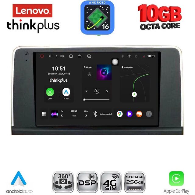 LENOVO LTM 11060_CPA (9inc) (CCC) MULTIMEDIA TABLET for BMW X5 (E70) – X6 (E71) mod. 2006-2009