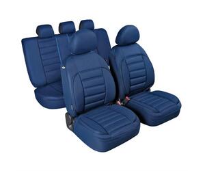 Καλύμματα Καθισμάτων DE-LUXE SPORT EDITION Υφασμα JACQUARD Σετ 4τεμ. Μπλε