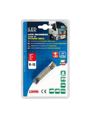 ΦΩΣ ΟΓΚΟΥ ΦΟΡΤΗΓΟΥ 4LED ΚΟΚΚΙΝΟ 12/24V 70x16x11mm ΑΔΙΑΒΡΟΧΟ 1ΤΕΜ.