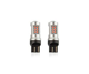 Amio - WR21/5W T20 12/24V 6,2W 5.600K LED 24xSMD3030 CAN-BUS ΚΟΚΚΙΝΟ 18x56mm 2ΤΕΜ. (02581/AM)