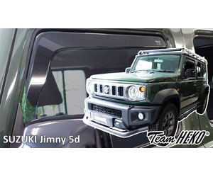 Heko - Ανεμοθραύστες για Suzuki Jimny 5 Doors 2023+ Ζευγάρι Απο Εύκαμπτο Φιμέ Πλαστικό - 2 τεμ. (ΑΝΕΜ.28662)