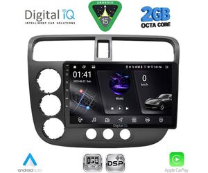 DIGITAL IQ RSF 4187_CPA (9inc) MULTIMEDIA TABLET for HONDA CIVIC 4D mod. 2001-2006