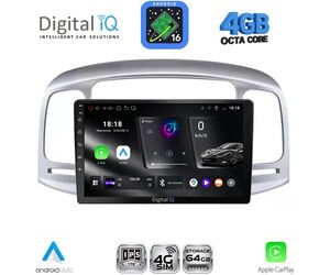 DIGITAL IQ RTG 6249SL_CPA (9inc) MULTIMEDIA TABLET for HYUNDAI ACCENT mod. 2005-2012 (SILVER)