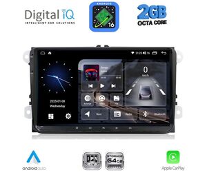 DIGITAL IQ BLE 380_CPA (9" DECK) MULTIMEDIA SYSTEM for VW - SKODA - SEAT mod. 2004-2014