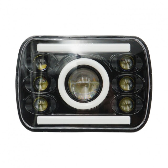 LED ΠΡΟΒΟΛΕΑΣ 7'' ΓΙΑ JEEP ΜΕ ΒΥΣΜΑ Η4 0850