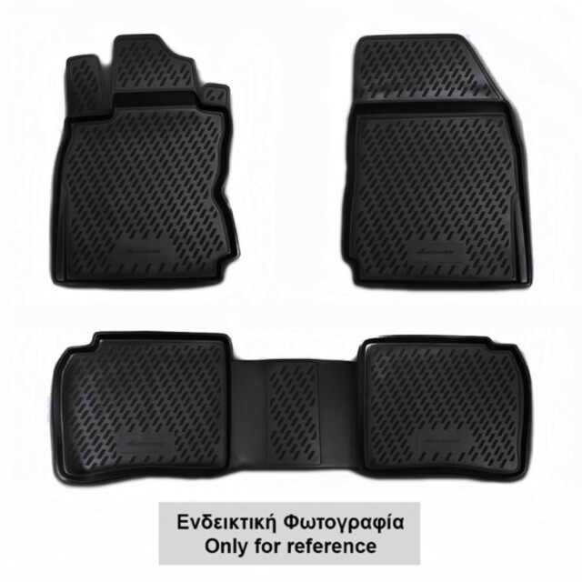 ΠΑΤΑΚΙΑ ΣΕ ΣΚΑΦΗ TPE ΛΑΣΤΙΧΟ ΓΙΑ MINI COUNTRYMAN R60 5D 2010-2016  ΣΕ ΜΑΥΡΟ ΧΡΩΜΑ NOVLINE - 4 ΤΕΜ.Μ.