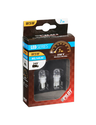 ΛΑΜΠΑΚΙ LED 24V W5-W10 (W2.1x9.5d)