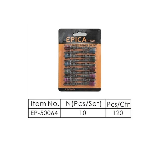 ΣΕΤ ΜΥΤΕΣ ΓΙΑ ΒΙΔΟΛΟΓΟ 10ΤΜΧ EPICA TO-EP-50064
